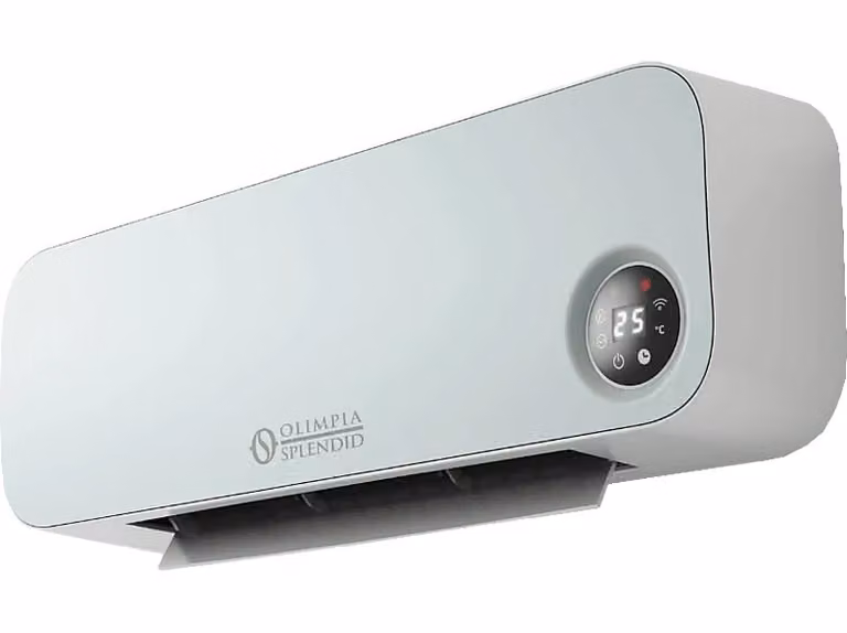 Calefactor de pared Olimpia Splendid Caldo Sky B Wi-Fi de 2000 W con 3 niveles de potencia y control por aplicación en color blanco