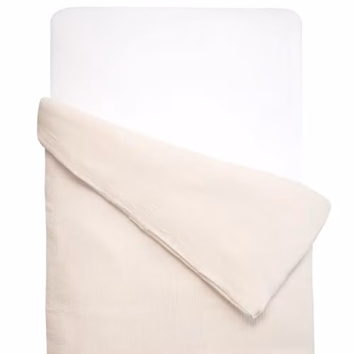 Funda nórdica de gasa de algodón Sevira Kids para bebé, color beige, An/P: 140 x 120 cm