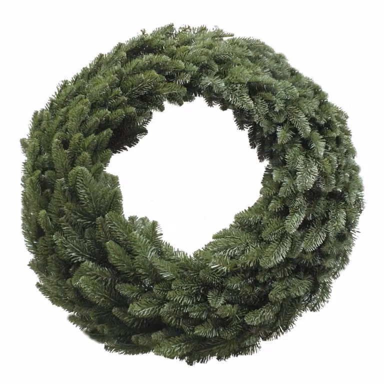 Corona decorativa de Navidad Triumph Tree de abies nordmann verde, An/P/Al: 60 x 60 x 20 cm