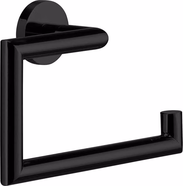Toallero de anilla Keros El Corte Inglés de metal para pared en negro, blanco o dorado
