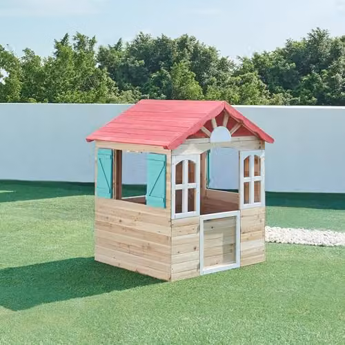 Casa de juegos Lulä casa.pro de madera para exterior y jardín An/P/Al: 130 x 115 x 101 cm