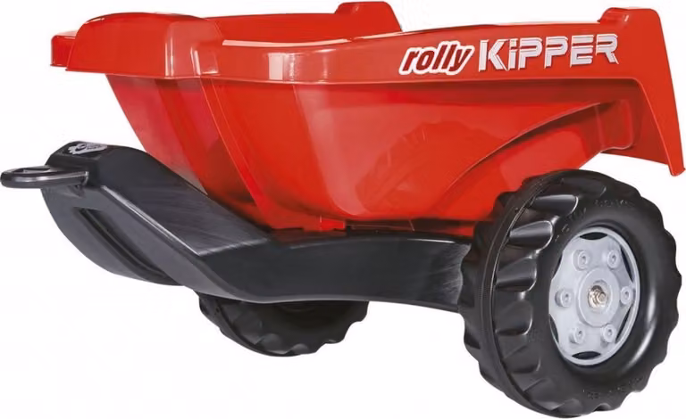 Remolque para vehículo de pedales Rolly Toys Kipper II, color rojo