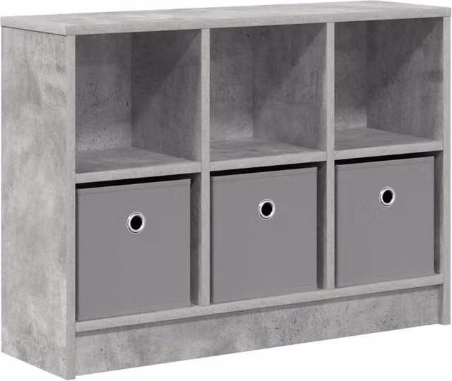 Aparador minimalista vidaXL en color gris mate An/P/Al: 73,5 x 22,5 x 53,5 cm