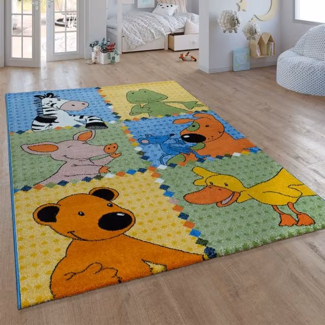 Alfombra infantil Die lieben sieben multicolor An/P/Al: 140 x 200 cm
