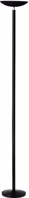 Lámpara de pie LED Unilux First negra de 24W regulable con altura de 182 cm