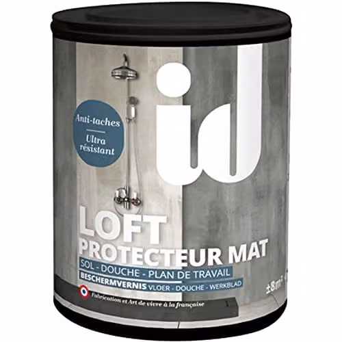Protector para plan, ducha y suelo de hormigón original Loft de Initiatives Decoration, incoloro mate, 1 l