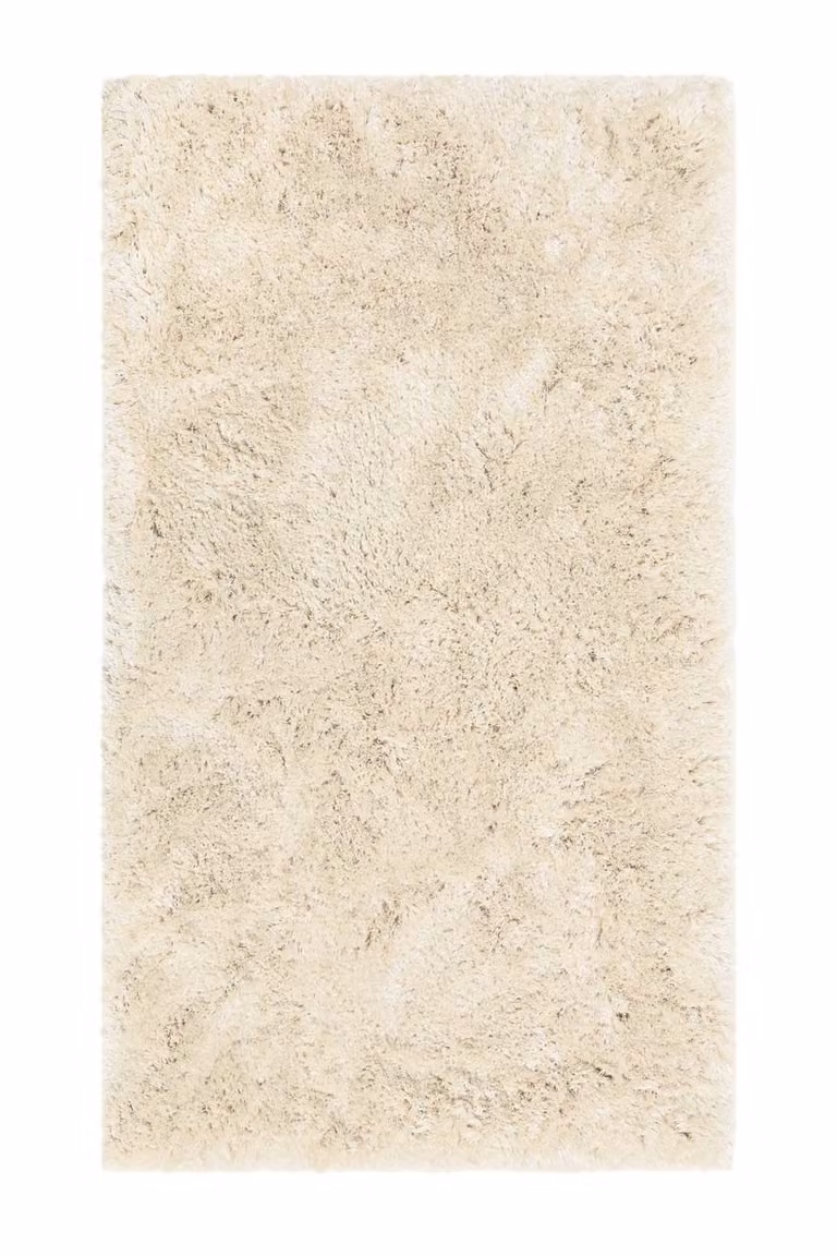 Alfombra de baño antideslizante de microfibra Homie Living en color beige, An/P: 70 x 120 cm