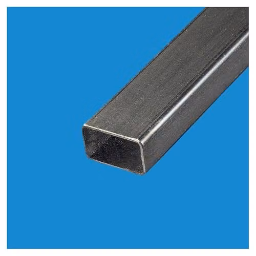 Tubo rectangular de acero Commentfer color gris, An/P/Al: 150 x 100 x 3 mm, Longitud: 3 metros