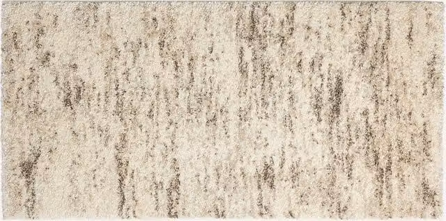 Alfombra tejida Nazym de El Corte Inglés, diseño abstracto beige, An/P: 180 x 120 cm