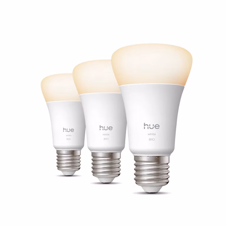 Bombilla Inteligente Philips Hue White A60 LED E27 Blanco Regulable 810 lm