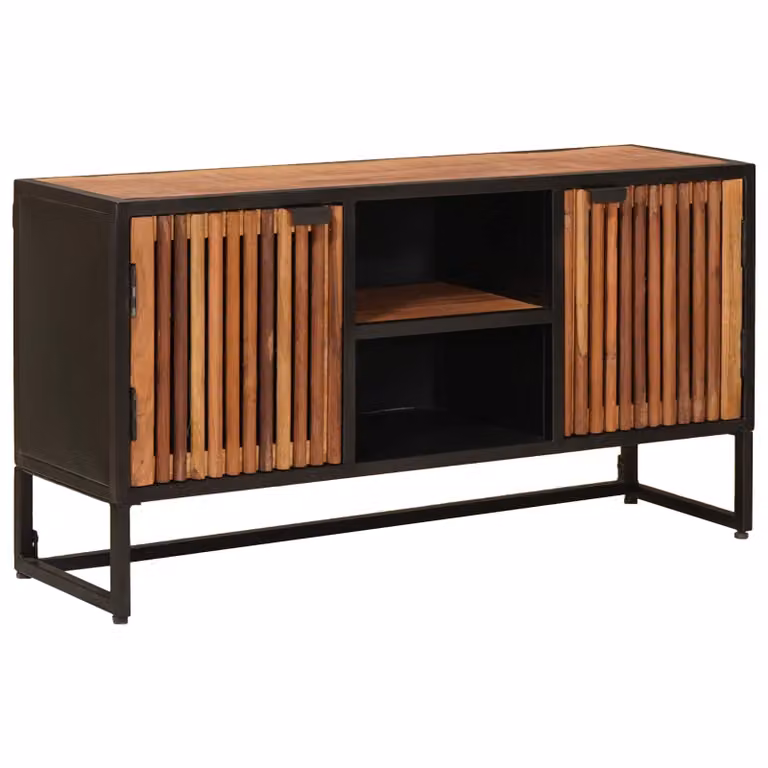Aparador moderno de madera de mango vidaXL en color marrón para salón An/P/Al: 105 x 30 x 55 cm