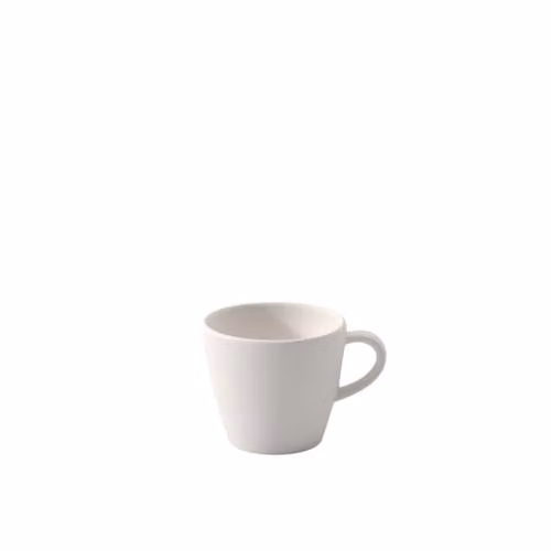 Taza de espresso Villeroy & Boch Manufacture Rock blanca de porcelana de 10 cl