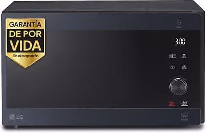Microondas con Grill LG Smart Inverter de 25 litros, 1000 W, color negro y acero inoxidable