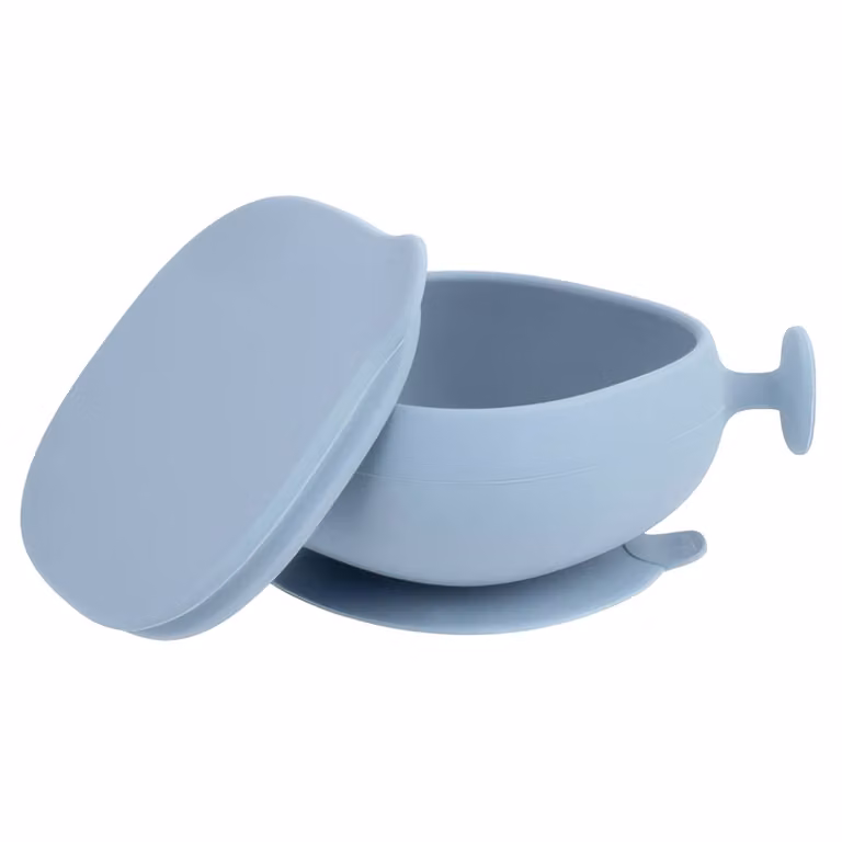 Bol con ventosa B.BOX de silicona libre de BPA para bebé disponible en beige, azul, rosa y verde
