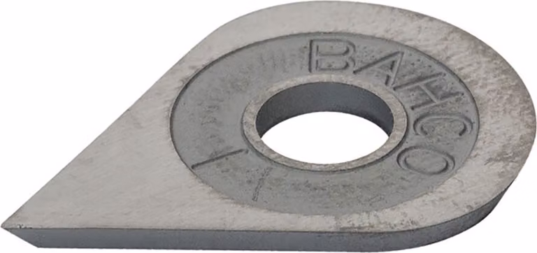 Cuchillas de perfil para raspadores de bolsillo Bahco de acero endurecido en color plata