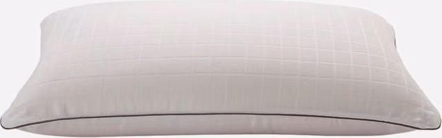 Almohada de látex Talalay Dunlopillo blanca, transpirable y antibacterial, An/P/Al: 70 x 40 x 13 cm