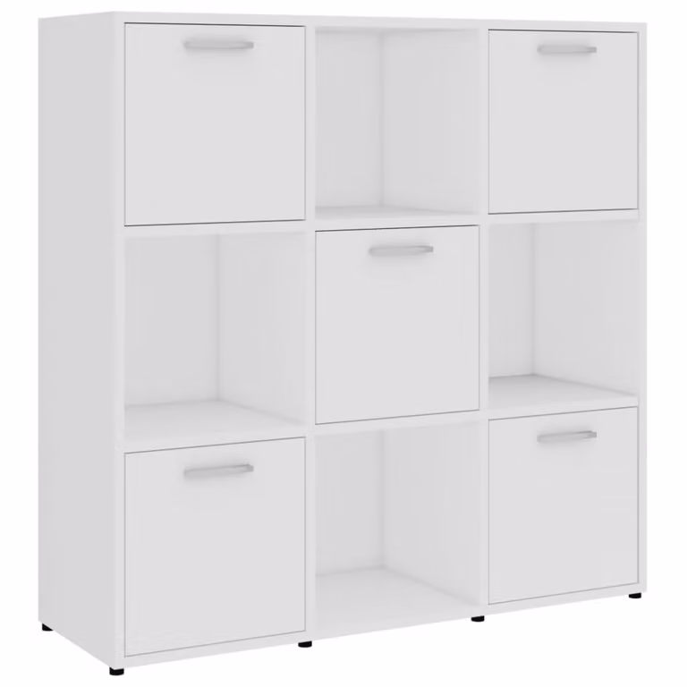 Estantería librería Maison Chic de madera en color blanco An/P/Al: 90 x 30 x 90 cm