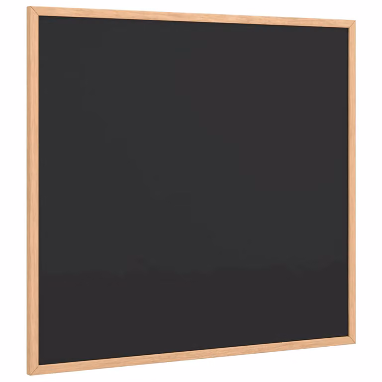 Pizarra negra con marco de madera maciza de pino vidaXL An/Al: 60 x 55 cm