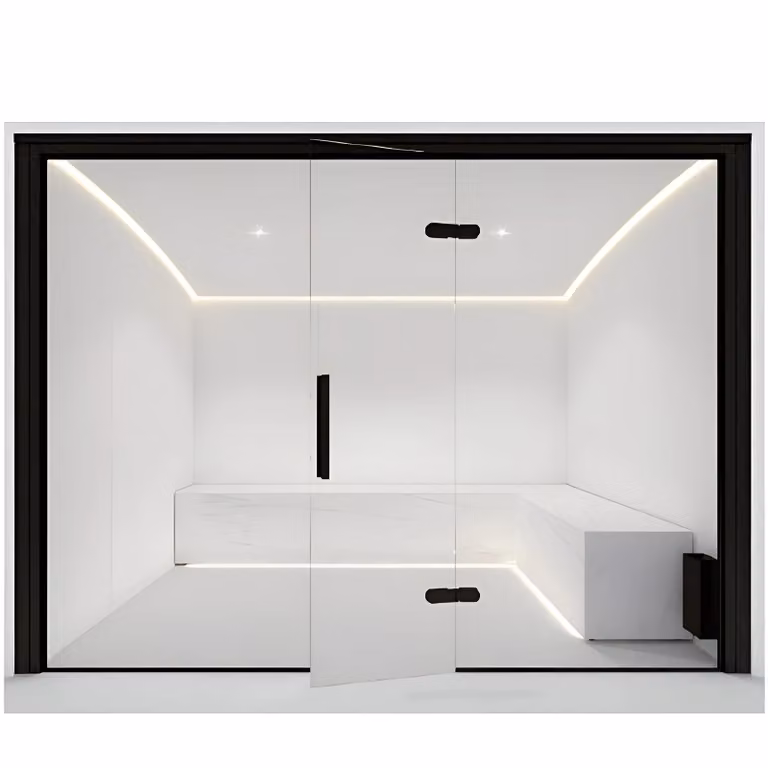 Cabina de baño de vapor AstralPool Sutra en color blanco