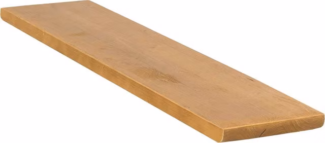 Estantería flotante Hannun Lada de madera maciza de abeto en marrón claro