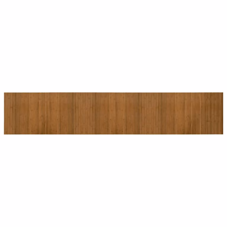 Alfombra rectangular de bambú vidaXL marrón con antideslizante An/P: 60 x 300 cm