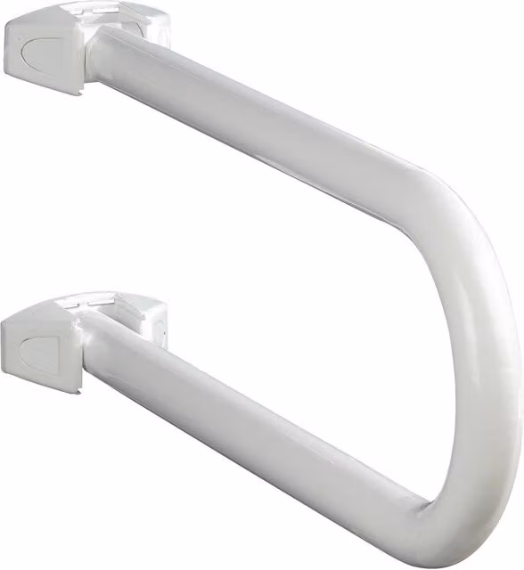 Barra de seguridad para WC Secura de Wenko, plegable, color blanco mate, An/P/Al: 10 x 21 x 53 cm