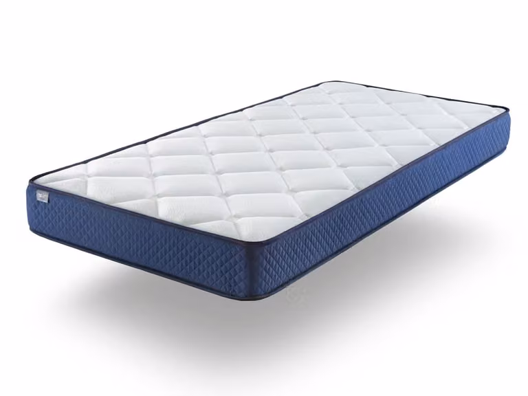 Colchón de espuma Dormisette de Dormissimo en color blanco, reversible para verano e invierno, An/P/Al: 90 x 180 x 22 cm