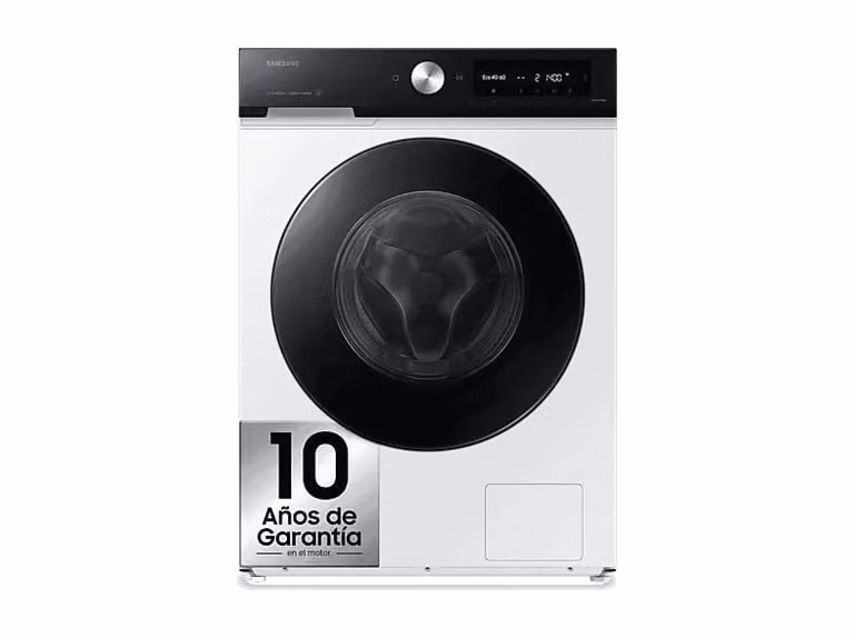 Lavadora de carga frontal Samsung WW11DB7B94GEU3 de 11 kg, 1400 rpm, con autodosificación, programas de vapor, control por WiFi y SmartThings en color blanco