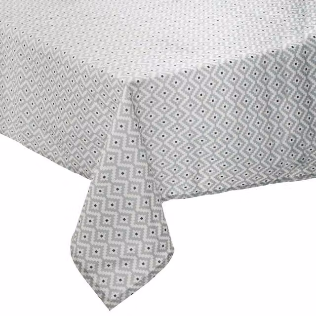 Mantel antimanchas Etnik Atmosphera de color gris, An/P: 140 x 240 cm