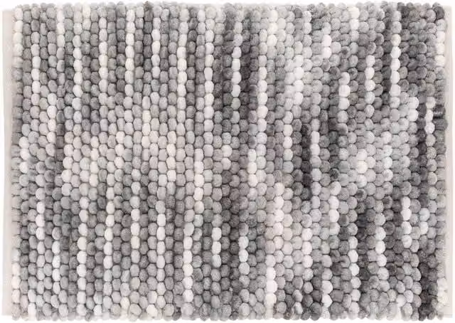 Alfombra de baño 5five de algodón gris de 75 x 50 cm