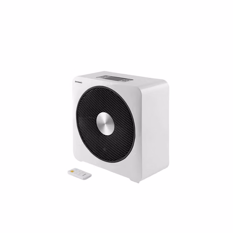 Calefactor eléctrico con ventilador Domo DO7344H color blanco para espacios de hasta 40 m²
