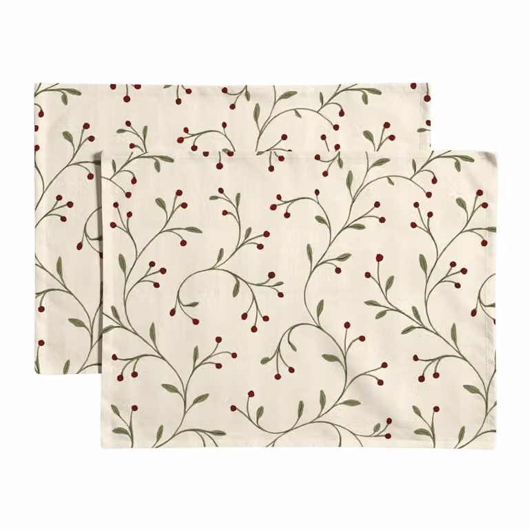 Set de 4 manteles individuales antimanchas Muare Home multicolor de algodón orgánico, An/P: 35 x 50 cm