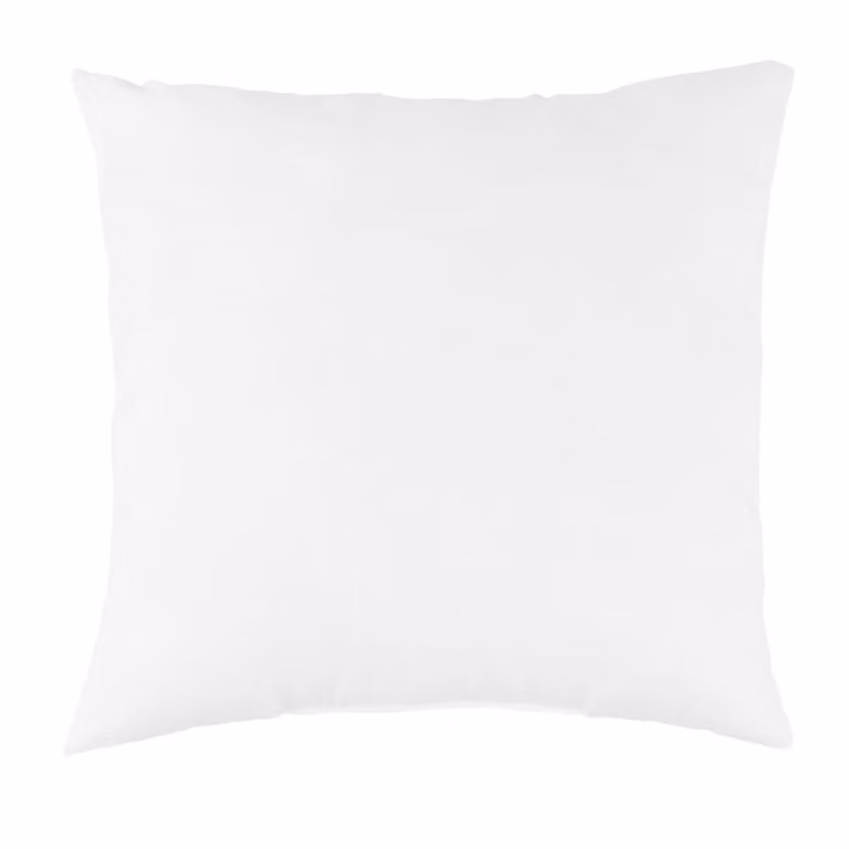 Cojín cuadrado de relleno de poliéster reciclado blanco Maison du Monde An/An/Al: 40 x 40 x 40 cm