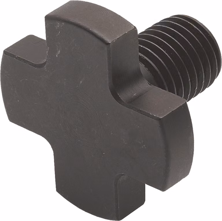 Tornillo de sujeción M10 con cabeza avellanada de Tecwerk, color negro y diámetro de 22 mm