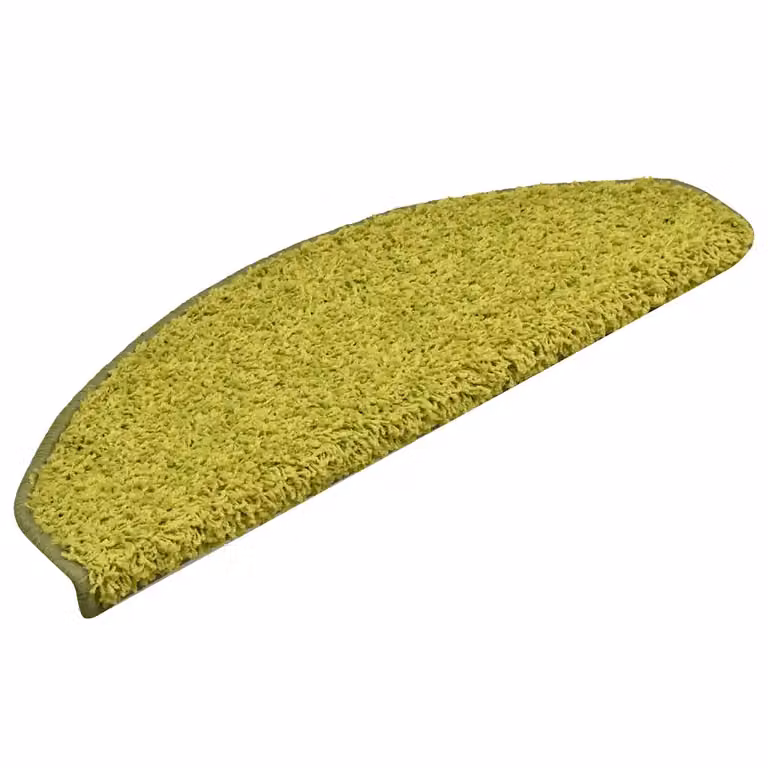 Set de 30 alfombrillas para escaleras vidaXL antideslizantes y absorbentes de sonido, color verde, An/P/Al: 65 x 21 x 4 cm