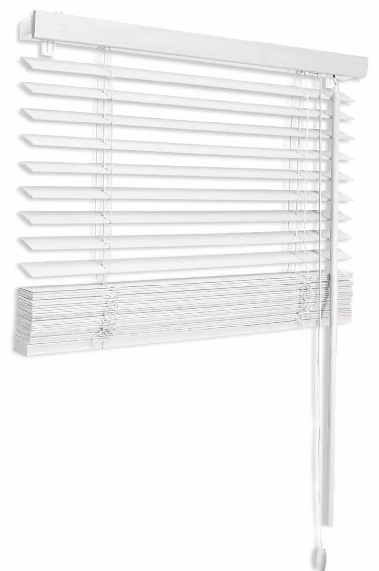 Persiana veneciana de madera Sol Royal SolDecor JH3, color blanco, An/Al: 110 x 160 cm