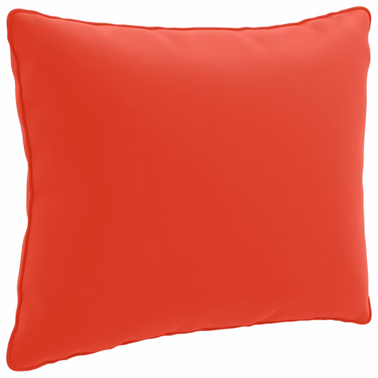 Cojín de respaldo rectangular PUTTEN de vidaXL en color rojo, 100% poliéster
