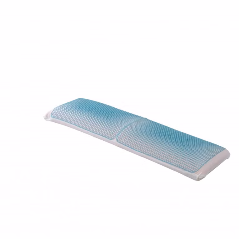 Almohadón viscoelástico Reca Bedding con funda desenfundable, transpirable y antibacteriano, An/P/Al: 150 x 40 cm