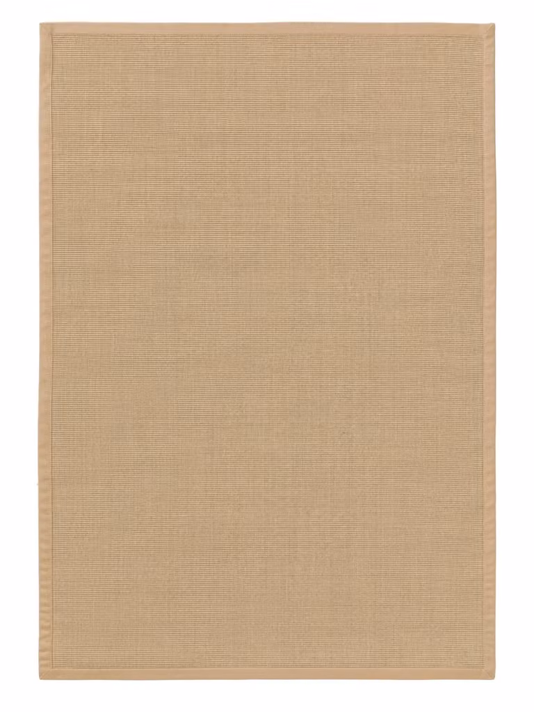 Alfombra de sisal y yute Benuta color beige, rectangular y de estilo minimalista, An/P: 120 x 180 cm