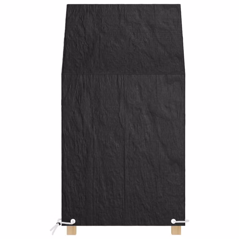 Pack de 2 fundas para sillas de comedor vidaXL impermeables en color negro, An/P/Al: 65 x 65 x 82/120 cm