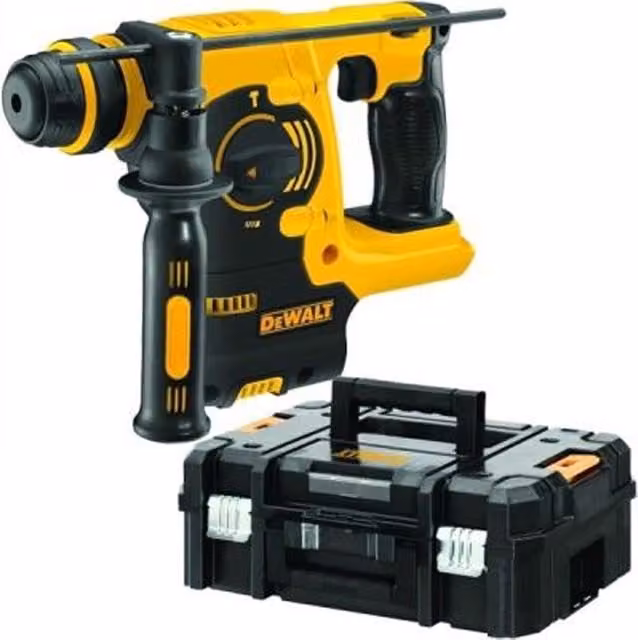 Taladro percutor DeWalt DCH253NT-XJ SDS-plus XR de 18V con sistema TSTACK y caja TSTAK II en color amarillo