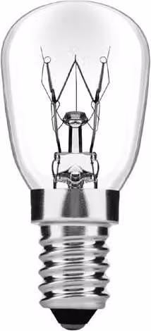 Lámpara halógena Avide Arah14ww-15w con casquillo E14 en color blanco cálido y acabado transparente