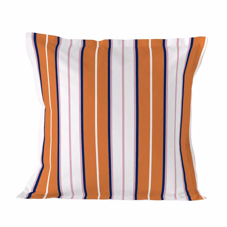 Funda de almohada Happyfriday de algodón multicolor con diseño gráfico de 80 x 80 cm