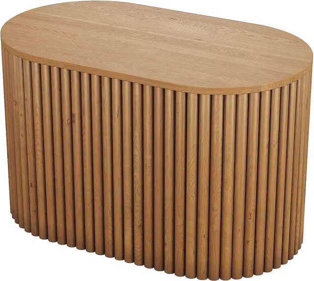Mueble flotante de lavabo Towari en teca de color marrón y blanco para baño con puertas batientes de 90 cm