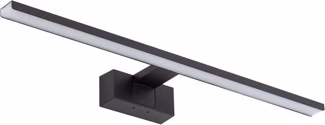 Aplique LED Cezanne de Nowodvorski Lighting para espejo o cuadro, color negro, 12W