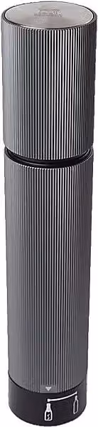Bomba de vacío 2 en 1 y tapón de botella Peugeot en color gris carbono de 20 cm