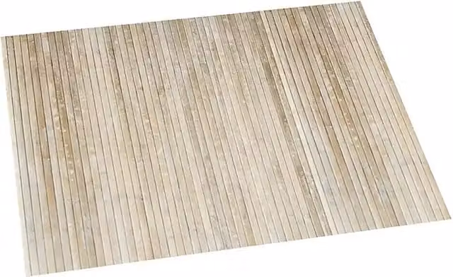 Alfombra de bambú Cool de Storplanet en color blanco y beige, An/P: 160 x 240 cm
