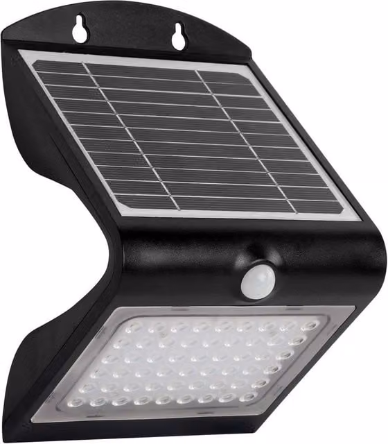 Proyector solar LED Butterfly Eko3874 de Eko-Light con sensor de movimiento, color negro e IP65 de 3,2W
