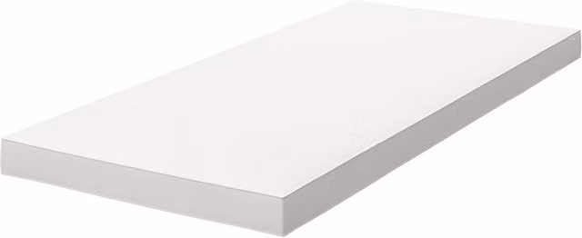 Colchón infantil Vitalispa de espuma fría en color blanco, An/P: 90 x 200 cm