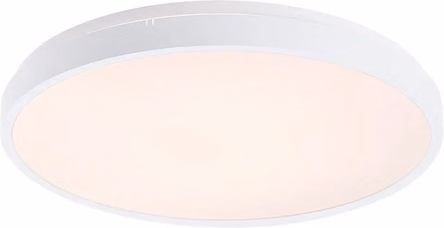 Plafón LED de techo Rabalux de 36W, redondo y blanco con protección IP44 y 2450 lm